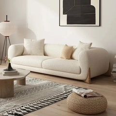 Plush 3-seater modern sofa set in Bangalore, ideal for living rooms in JP Nagar, available at Wexley Home.