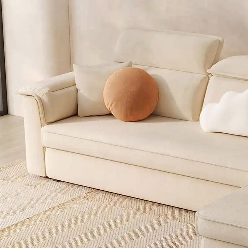 sofa bed combo showing the sofa-to-bed conversion with storage