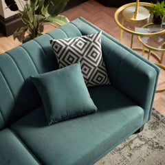 Raya Fabric Sofa Set with Vertical Stitched Backrest