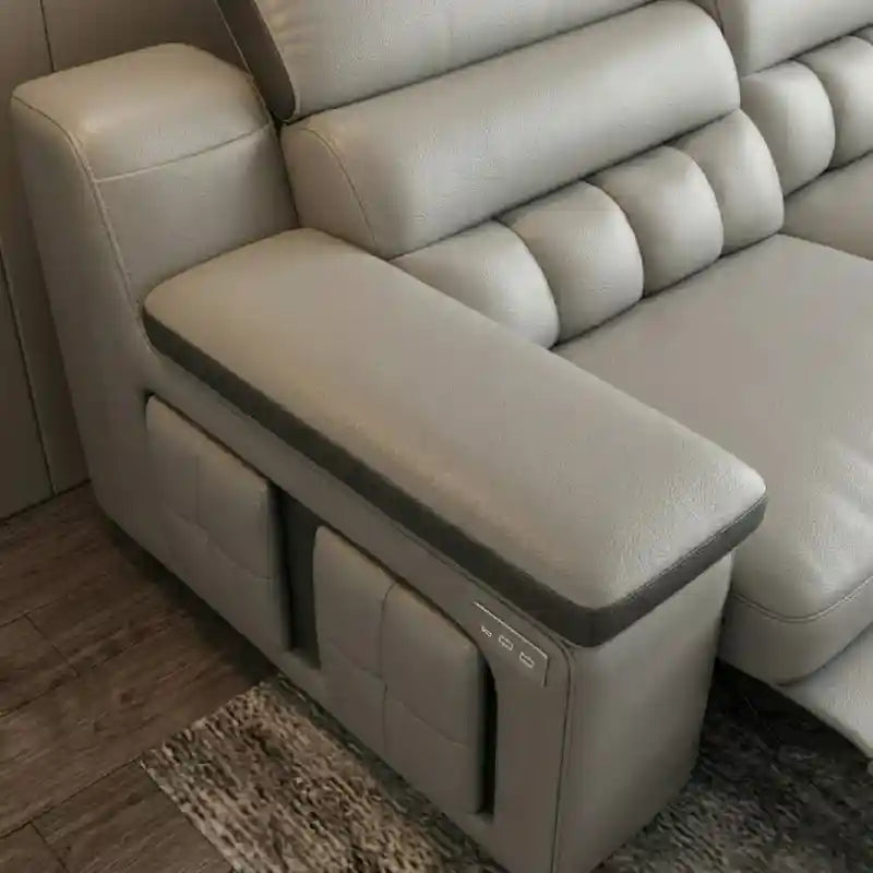 convertible sofa bed with storage opened as a guest sleeping surface with storage