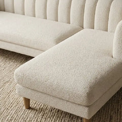 leatherette sofa set with two-seater configuration with elevated wooden legs, backrest detail