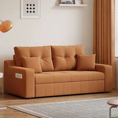 sofa bed storage showing the built-in storage compartment with under-seat storage