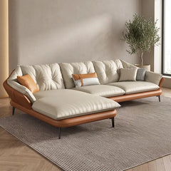 Custom L shaped sofa set handcrafted at Wexley furniture studio in Gattahalli Bangalore