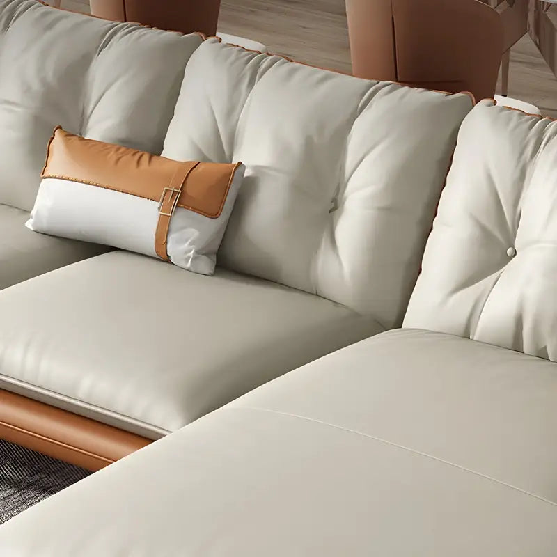 Luxury 5-seater L shaped sofa set delivered from Gattahalli studio to Koramangala