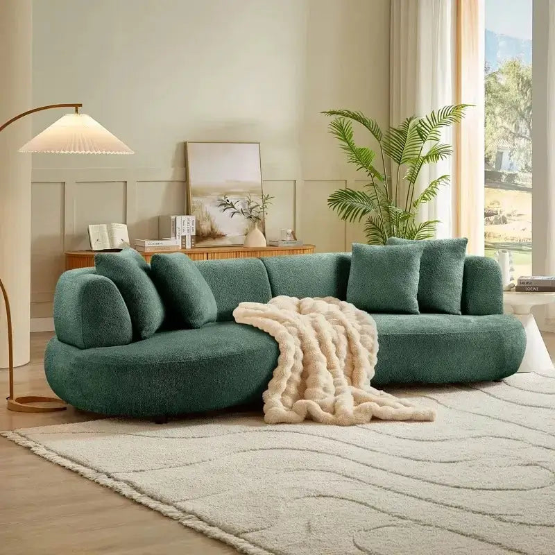 Custom white lounger sofa set with thick cushioned arms and deep plush seating for living rooms near Sarjapur Road Bangalore.