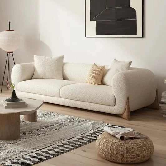 Plush 3-seater modern sofa set in Bangalore, ideal for living rooms in JP Nagar, available at Wexley Home.