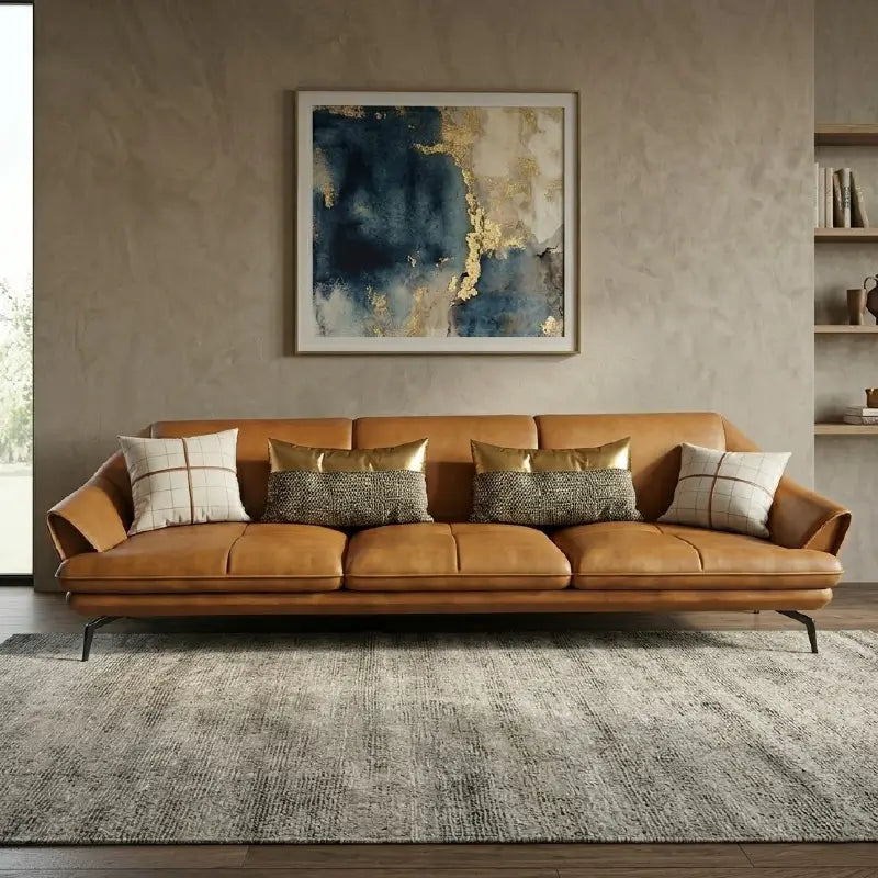 l shape sofa set with full L-shaped seating arrangement, lounge angle