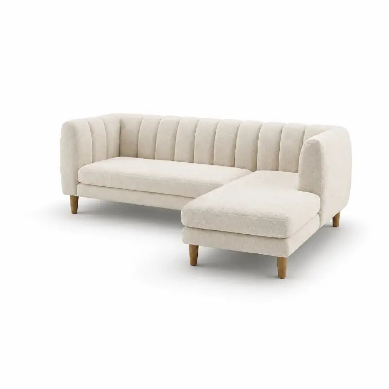 leatherette sofa set with medium-deep seating with plush fixed cushions, stitching close-up
