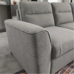 sofa bed couch sectional with an extended lounge seat with hidden storage