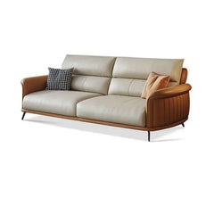 Whether you're looking for a leather sofa set, a standalone couch, or a designer leather settee for a city apartment, this model fits effortlessly into upscale living rooms