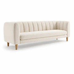 leatherette sofa set with upholstery texture and vertical stitching close-up, leg detail
