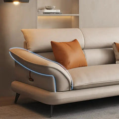 Caldor Modern Sofa with Curved Arms