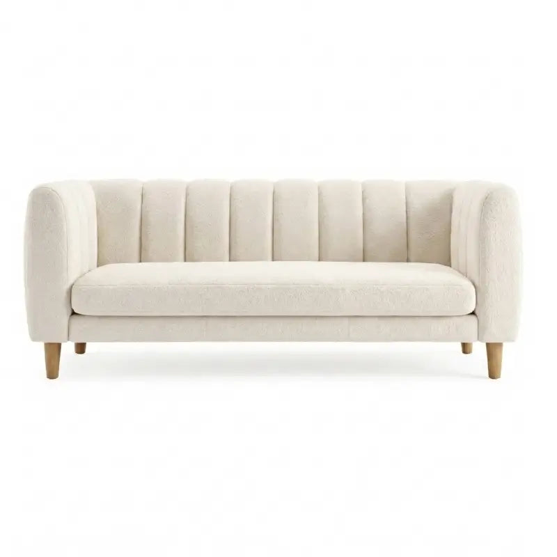 leatherette sofa set with full seating profile with tan finish, lounge angle