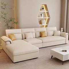 sofa bed combo lounge section and backrest view with storage