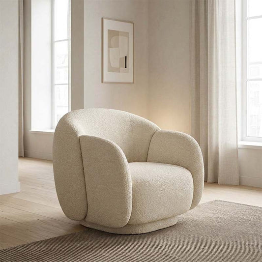 Azelio Arm Chair for Lounge Custom Crafted to Order