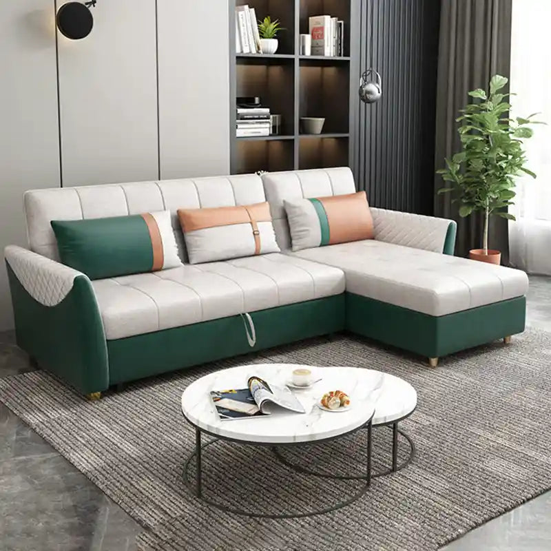 sofa bed storage closed sofa view for everyday seating with lift-up storage