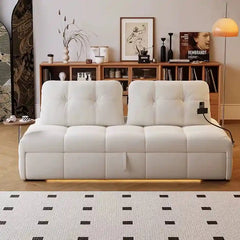 pull out sofa bed closed sofa view for everyday seating with charging holder