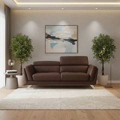 l shape sofa set with left-hand spacious lounger configuration, backrest detail