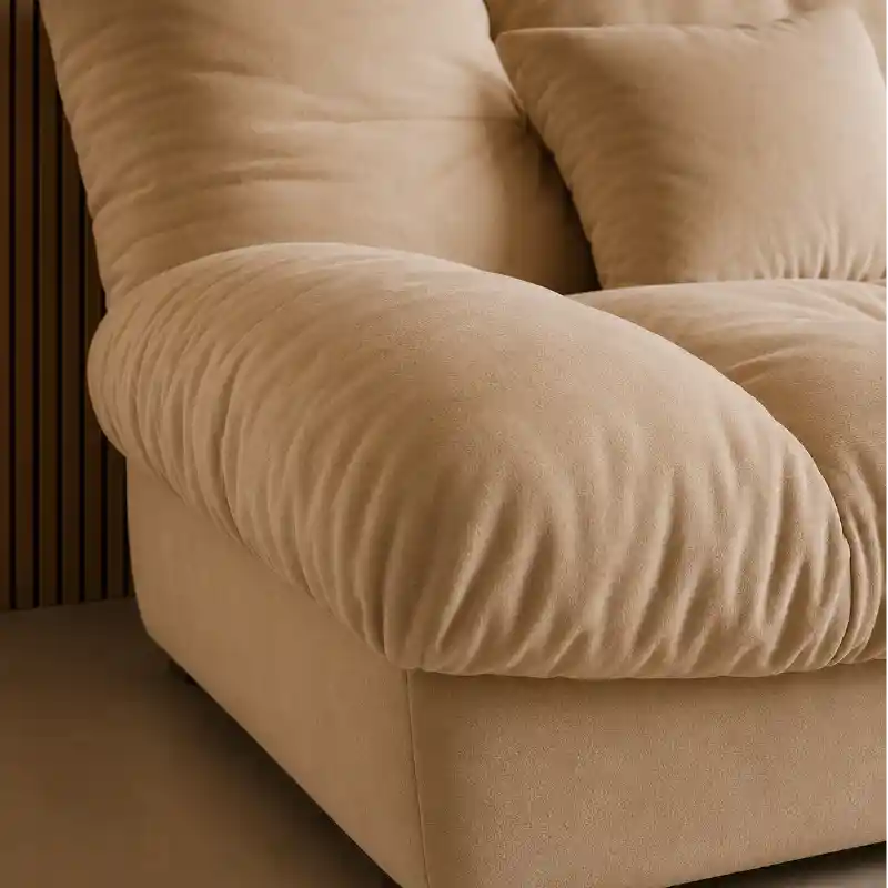 click clack sofa bed showing the sofa-to-bed conversion with fold-down padded backrest