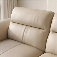 sleeper sofa opened as a guest sleeping surface with high back support