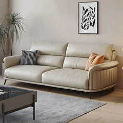Whether you're looking for a leather sofa set, a standalone couch, or a designer leather settee for a city apartment, this model fits effortlessly into upscale living rooms.