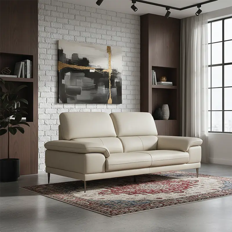 it suits a living room sofa set, lounge sofa or corner couch arrangement. The high cushioned back