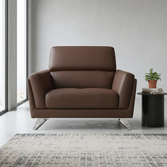 l shape sofa with headrest and back support close-up, full configuration