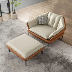 Spacious L shaped sofa set with plush backrests delivered to residence in Marathahalli
